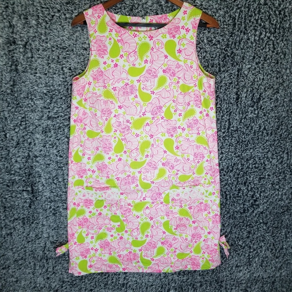 NWOT Lilly Pulitzer Dress Tiger Print SZ 8